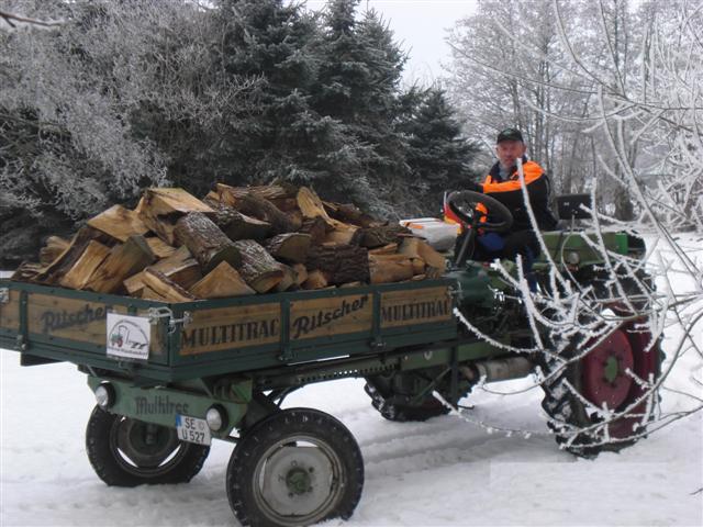 Multitrac im Holzdienst 